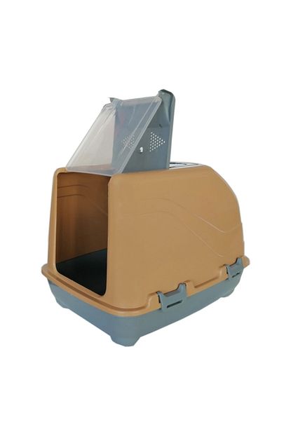 Cado Pet Luks Ustu Acilabilir Kedi Tuvaleti 38 50 Cm Kahverengi Trendyol