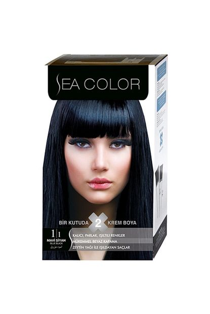 Sea Color Set Boya 1 1 Mavi Siyah Trendyol