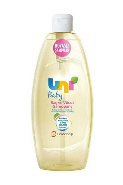 Uni Baby Tuzsuz Sulfatsiz Parabensiz Kimyasal Icermeyen Antialerjik Sac Ve Vucut Bebek Sampuani Trendyol