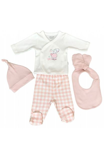 Mother Love Kiz Bebek Hastane Cikisi Organik Pamuklu Yenidogan Nilgun Bebek Hediyesi 5li Zibin Seti Trendyol