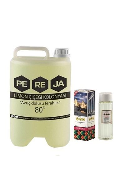 Pereja Kolonya 80 Derece 5 Litre Limon Kolonyasi 200 Ml 80 Derece Limon Kolonyasi Trendyol