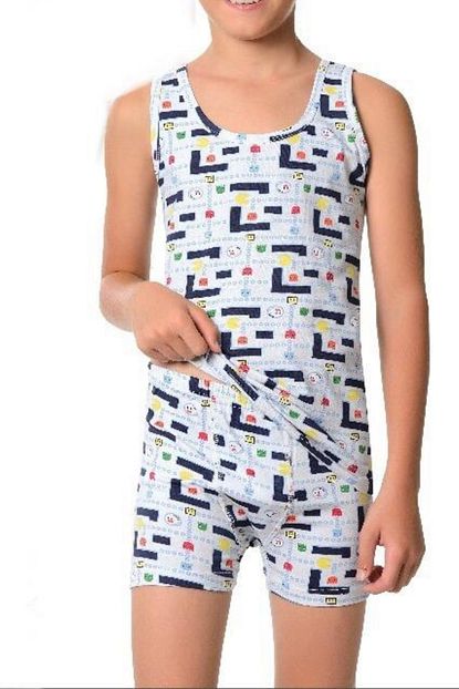 Lidya Erkek Atlet Boxer Sort Baskili Takim 7019 Trendyol