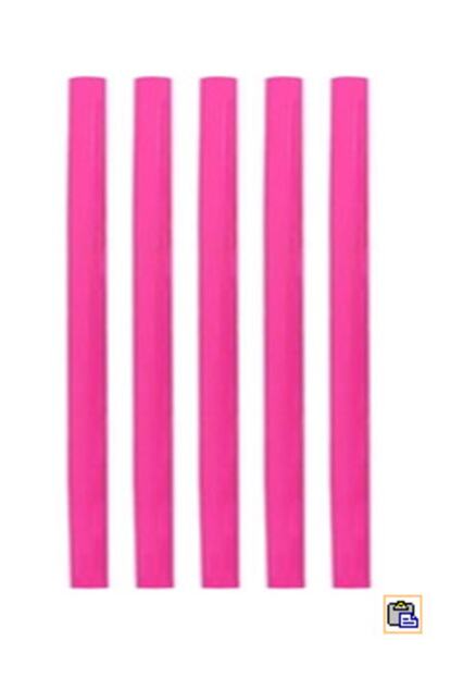 Eylul Renkli Kalin Mum Silikon 5 Adet Pembe Trendyol