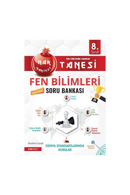 Nartest 8 Sinif Kirmizi Nar Tanesi Fen Bilimleri Altin Sorular Trendyol