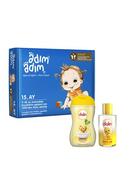 Adim Adim Yayinlari Adim Adim Bebek Egitim Seti 15 Ay Dalin Bakim Seti Hediyeli Trendyol