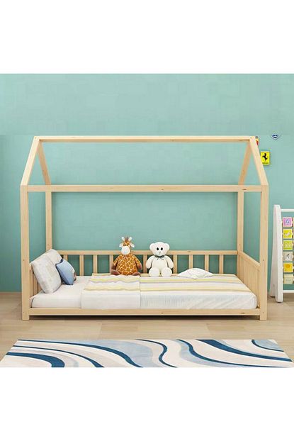 Baby Kinder Bebek Ve Cocuk Nil Montessori Karyolasi 80x180 Trendyol