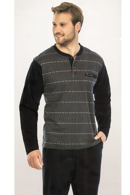 Pierre Cardin Erkek Siyah Pijama Takimi 5276 Trendyol