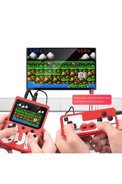 Techmaster Sup Atari 2 Kisilik Video Oyun Konsolu Game Boy Nostalji 400 Oyun Beyaz Trendyol