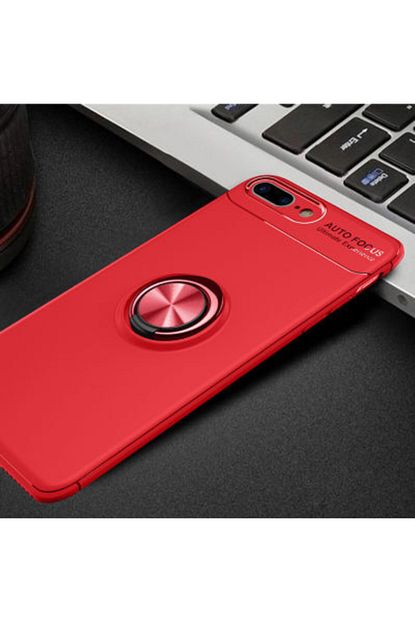 Gramaphone Apple Iphone 7 Plus Kilif Yuzuklu Standli Kirmizi Arka Kapak Trendyol