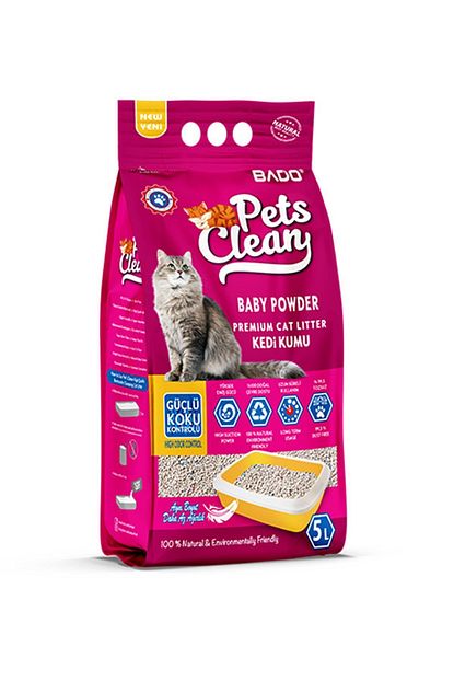 Pets Kedi Kumu Bebek Pudrali Clean 5 Lt Trendyol