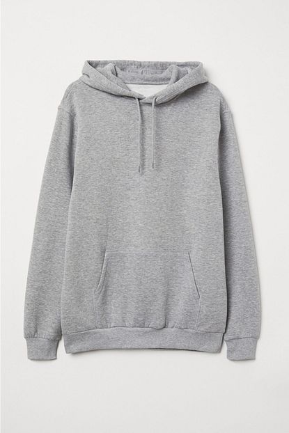 Almin Butik Erkek Gri Duz Kapsonlu Sweatshirt Trendyol