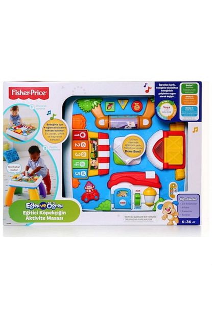 Fisher Price Egitici Kopekcigin Aktivite Masasi Turkce Ve Ingilizce Trendyol