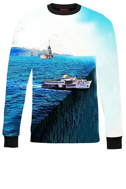 Bytugi Erkek 3d Baskili Sweatshirt S65 Trendyol