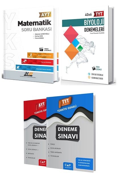 Hiz Ve Renk Yayinlari Hiz Renk Ayt Matematik Soru Bankasi Tyt Biyoloji 40 X 6 Deneme Trendyol