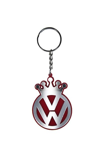 Cix Volkswagen Krom Kirmizi Pleksi Anahtarlik Trendyol