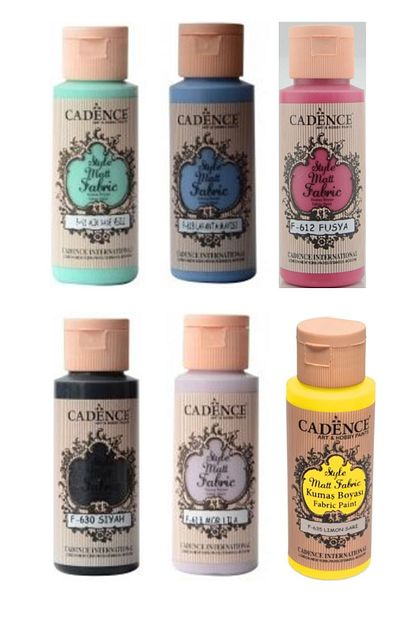 Cadence Kumas Boyasi 59 Ml Style Mat 6 Li Set New Trendyol
