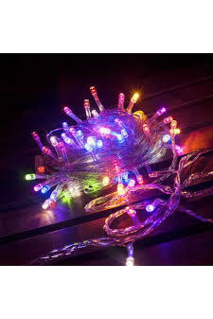 Led Renkli Rgb 100 Ampullu 10 Metre Pirinc Isik Isik Yilbasi Isik Dekoratif Trendyol