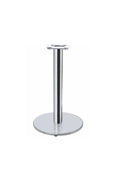 Dizayn Ortadan Masa Ayagi Yuvarlak 76 710 Mm Paslanmaz Krom Agirlik Tabanli Trendyol