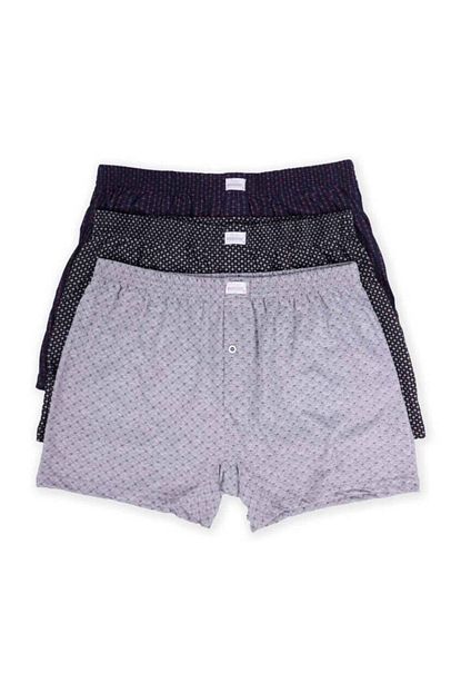 Jiber Erkek Renkli Desenli 3 Lu Battal Boxer 184 Trendyol