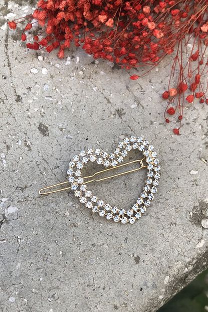 Inci Accessories Kadin Gold Kalp Model Yan Toka Trendyol