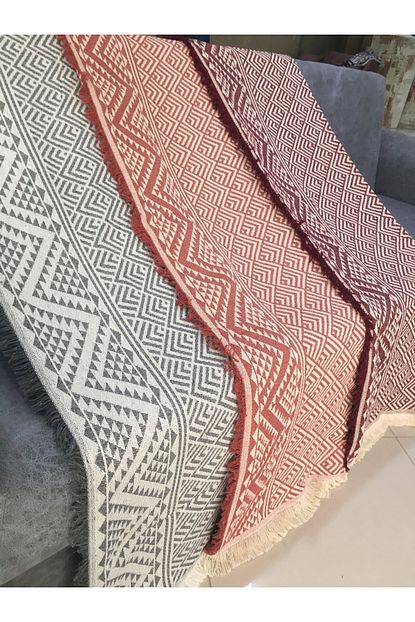 Osmanli Home Concept Gri Desenli Koltuk Ortusu Trendyol