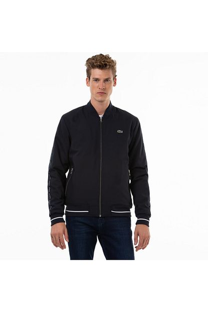 Lacoste Erkek Hakim Yaka Lacivert Mont Trendyol