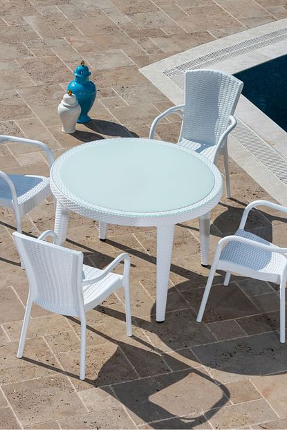 Sandalye Online Royal 4 1 Balkon Ve Bahce Takimi Yuvarlak Masa Trendyol