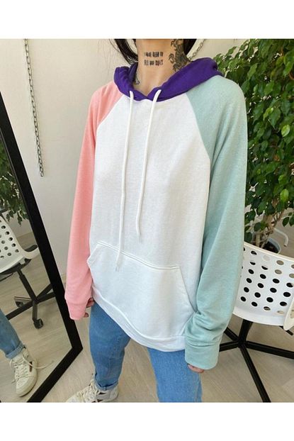 Cartoonsshop Kadin 4 Renkli Sweatshirt Trendyol