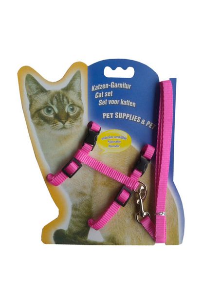 Atlantik Pembe Kedi Gogus Bel Tasmasi Trendyol