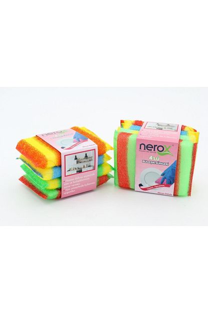 Nerox Renkli Bulasik Sungeri 2 Paket Trendyol