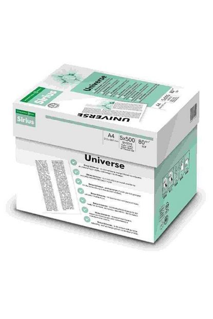 Sirius Sirius Universe A4 Fotokopi Kagidi 80 Gr 1 Koli 5 Paket 2500 Syf Trendyol