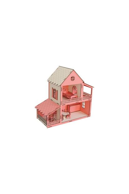 Okutan Hobi Pembe Barbie Ev 45 Cm Esyali Demonte Trendyol