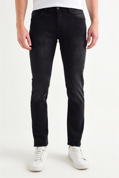 Avva Erkek Siyah Slim Fit Jean Pantolon A01s3702 Trendyol