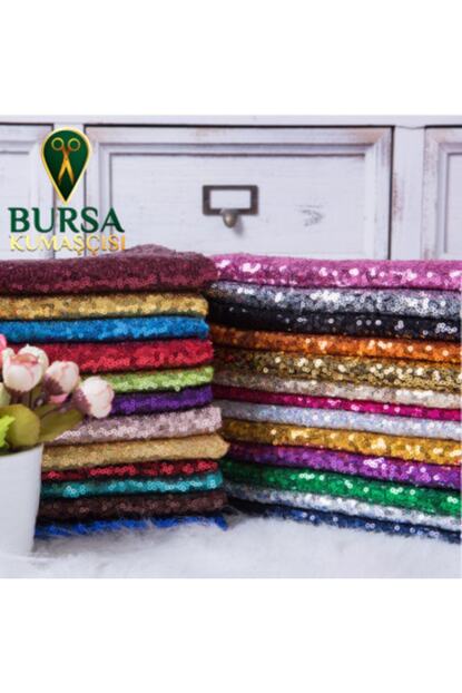 Bursa Kumascisi Pullu Payet Kumas Saks Mavi Trendyol