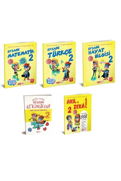 Kirmizi Beyaz Yayinlari Kirmizi Beyaz 2 Sinif Efsane Set Akil Ve Zeka Oyunlari Seti Trendyol