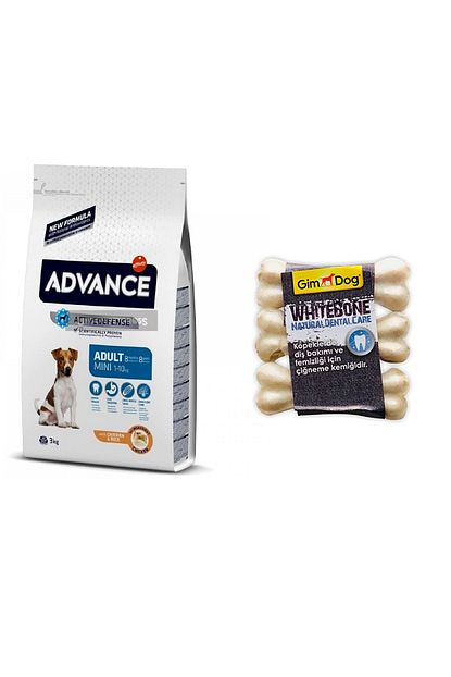 Advance Yetiskin Small Mini Kopek Mamasi 3 Kg Gimdog 3 Lu Dis Dostu Kemik Trendyol