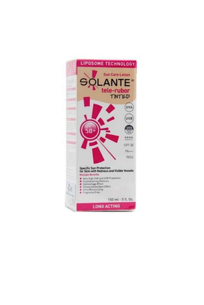 Solante Hassas Ve Kizarikliga Egilimli Ciltler Icin Yagsiz Renkli Gunes Koruyucu Losyon Spf 50 150 Ml Trendyol