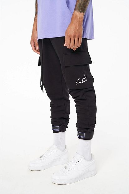 Soydance Erkek Siyah Kargo Cepli Kisa Paca Jogger Esofman Alti Trendyol