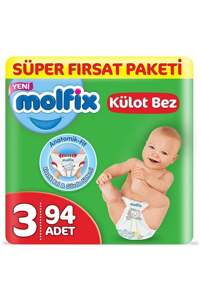 molfix 3d kulot bez 3 numara 94 adet fiyati yorumlari trendyol