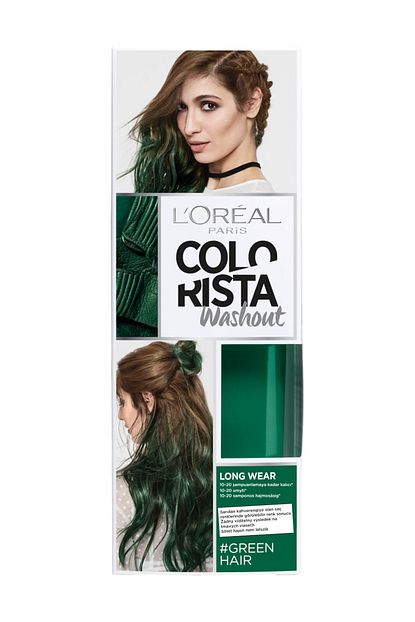 l oreal paris gecici sac boyasi colorista wash out 20 greenhair 3600523565979 fiyati yorumlari trendyol