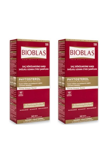bioblas sac dokulmesine karsi saglikli uzama sampuan 360 ml x 2 fiyati yorumlari trendyol