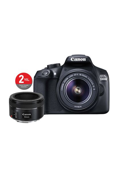 canon eos 1300d 18 55mm 50mm is stm