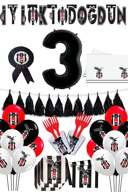 partifabrik besiktas tema 3 yas parti