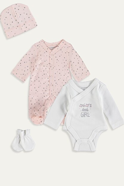 lc waikiki kiz bebek pembe baskili lt4 hastane cikislari fiyati yorumlari trendyol