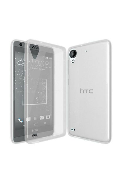 htc desire 530 kilif ince seffaf silikon beyaz