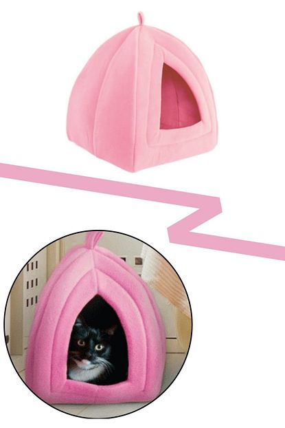 vivyan kedi evi polar kedi yatagi tasinabilir kedi kopek evi pembe fiyati yorumlari trendyol