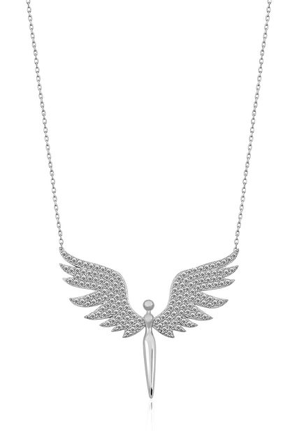 https www trendyol com papatya silver mikail melegi melek kolye rodyum kaplama nano zirkon tasli 925 ayar gumus p 32121007