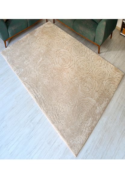 prado 200x300 wellsoft kumas hali ortusu gul desen kahve fiyati yorumlari trendyol