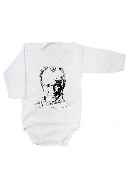 isatolye ataturk resim imzali bebek citcitli body zibin fiyati yorumlari trendyol