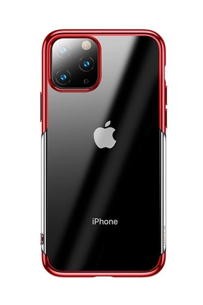 shining case iphone 11 pro max 6 5 2019 ultra ince silikon kilif kirmizi